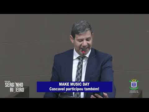 Thumbnail do vídeo Make Music Day - Fala na sessão, em Cascavel