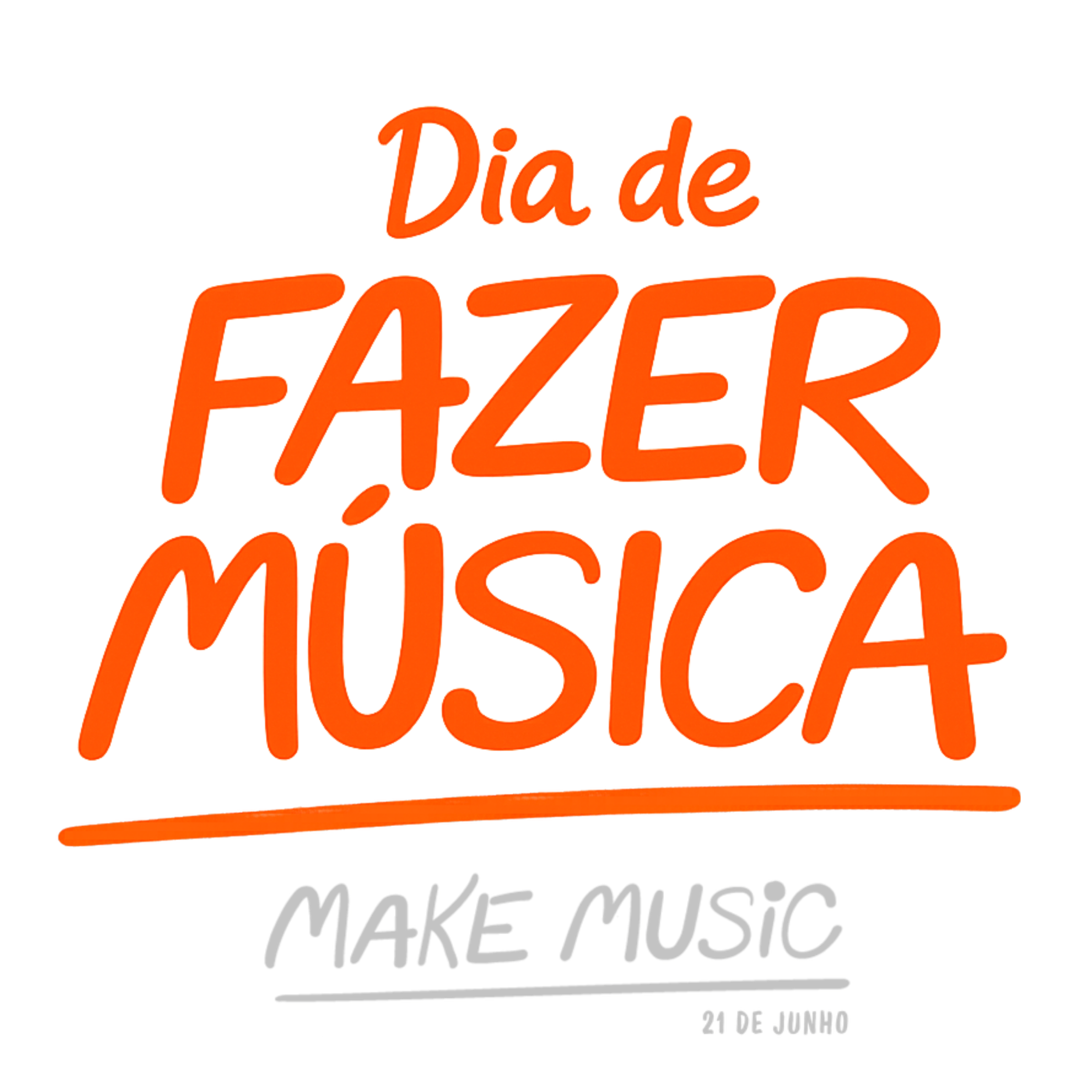 Logo vertical Dia de Fazer Música | Make Music